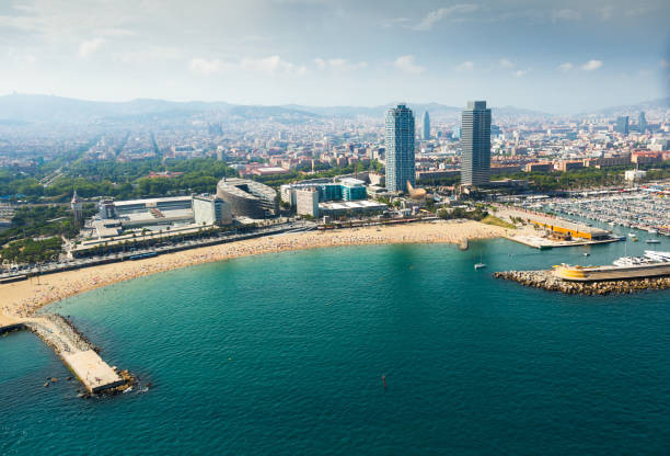 istock beach in Barcelona seaside 845931062