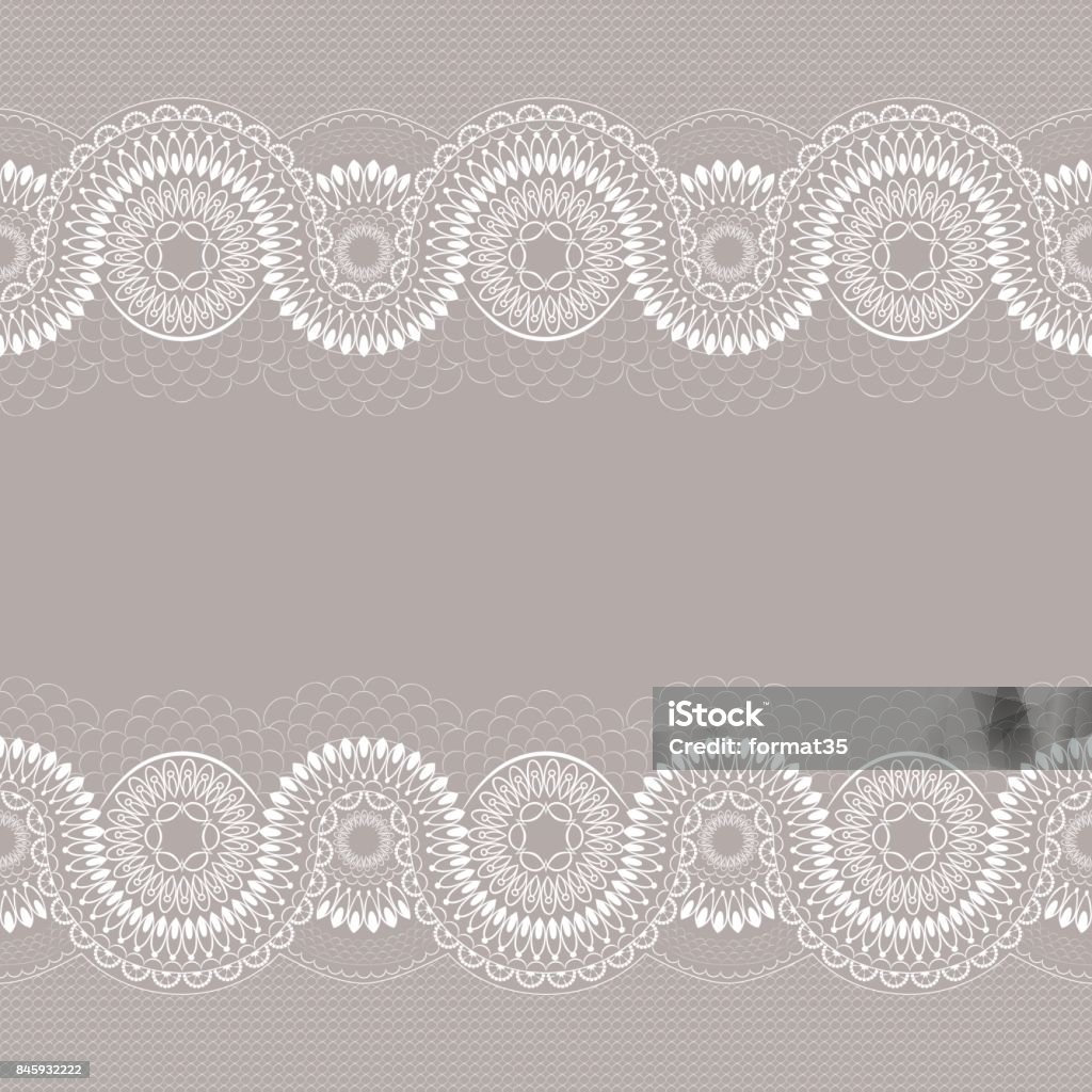 White Lace Pattern Frame White Lace Pattern Stock Illustration - Download Image Now - Art, Arts ...