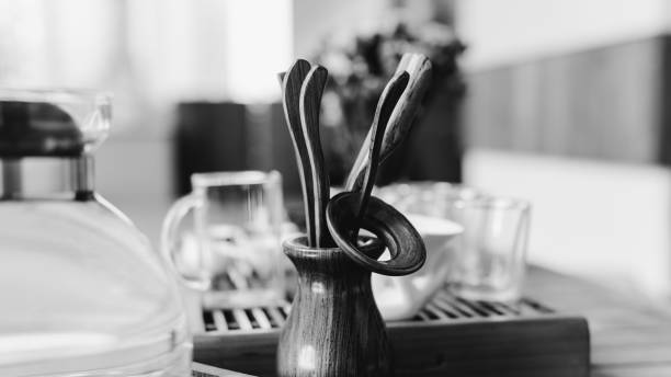 istock Tea tools for traditional Chinese and Japanese tea close-up. Tea ceremony and tea tools for her. The traditions of tea drinking in the world 845942340