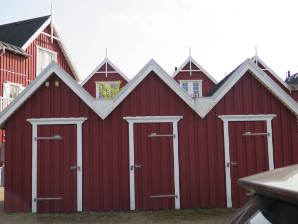 istock Wooden houses and storage sheds 845943270