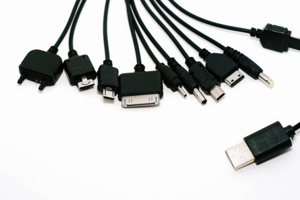 istock Universal USB Charger head isolated on white background 845943380