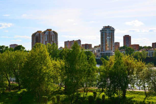 istock Eco-friendly Levoberezhny district in Khimki, Russia 845946942