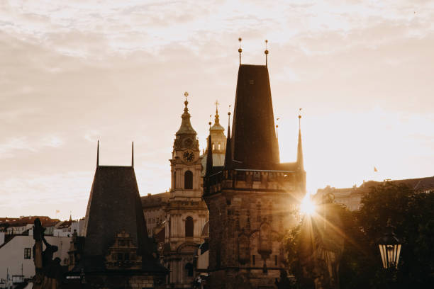 istock Prague at beautiful sunset, Czech Republic, Europe 845947176