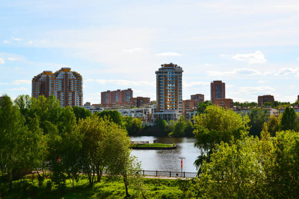 istock Eco-friendly Levoberezhny district in Khimki, Russia 845949306