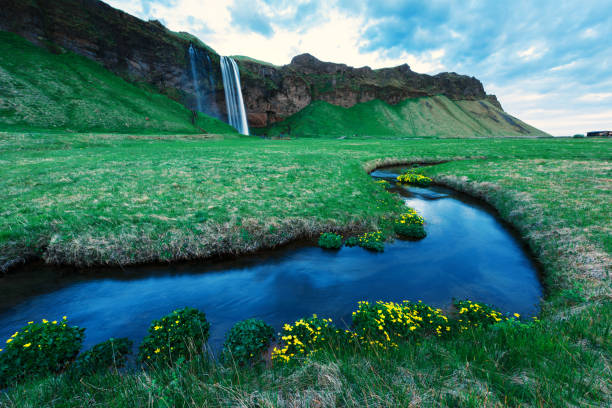 istock Sunrise on Seljalandfoss waterfall 845949322
