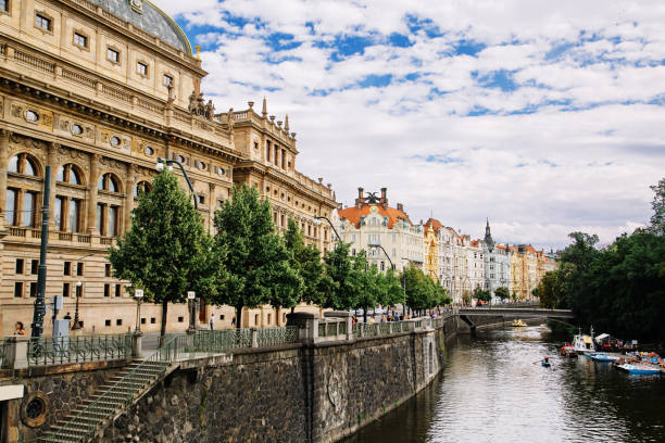 istock Vltava river in Prague, Czech Republic at the daytime 845950024
