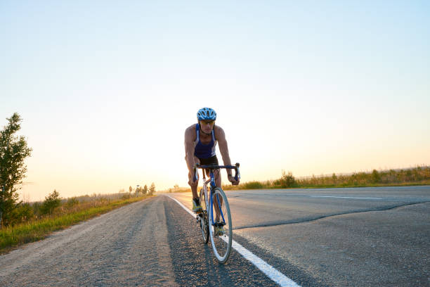 istock Cyclist enjoying race and freedom 845950766