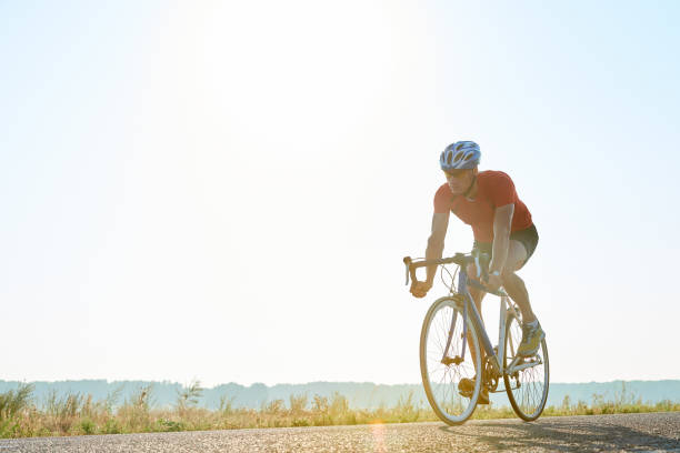 istock Professional cyclist competing in road race 845953092