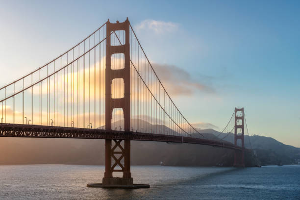 istock Golden Gate Bridge in San Francisco at sunset 845953398