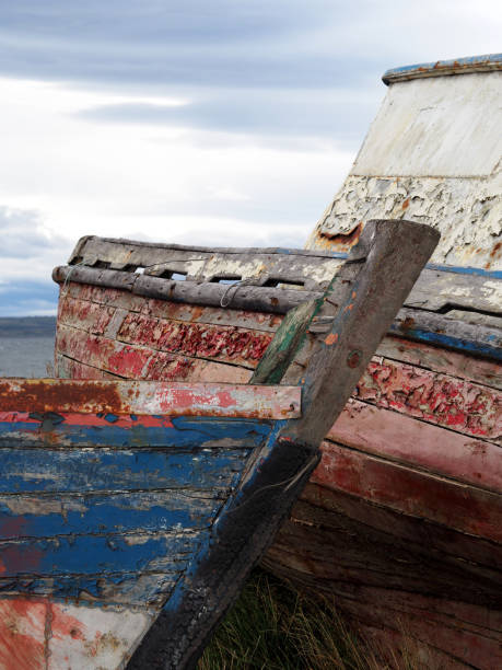 istock Boat Graveyard Puerto Natales, Patagonia, Chile. 845953672