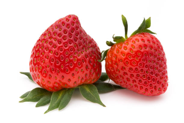istock Strawberry isolated on white background. Fresh berry. 845953874
