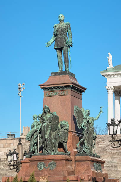 istock Statue of Emperor Alexander II in Helsinki, Finland 845954504