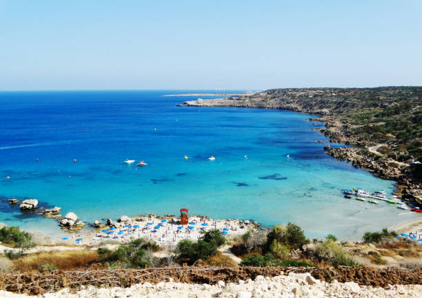 istock beach coast landscape mediterranean sea Cyprus island 845954534