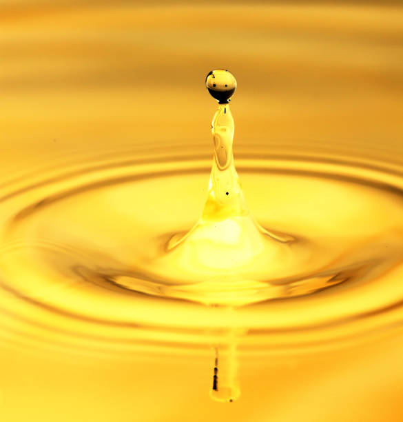 istock background of beautiful golden water. macro 845959018