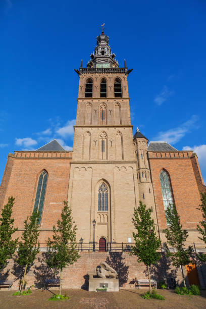 istock The tower of the ancient Dutch Stevenskerk church 845965936
