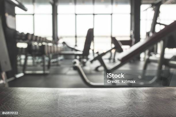 Gym Background With Equipment Stock Photo - Download Image Now - Gym, Health Club, Backgrounds