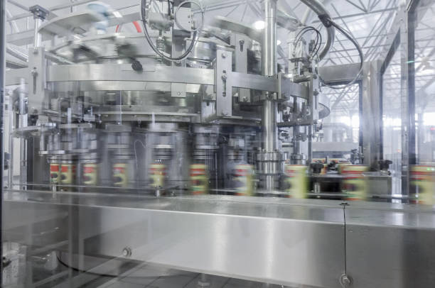 istock factory for bottling beverages in cans 845977042