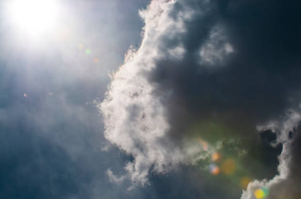 istock The sun shines in the clouds 845980674