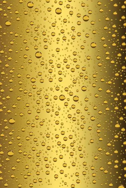 Vector illustration of Beer bubbles background, vector illustration