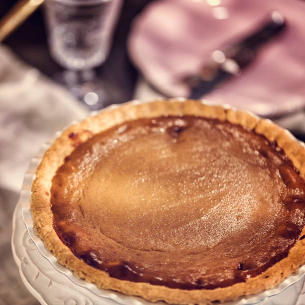 istock Homemade Pumpkin Pie for the Holidays 845985080