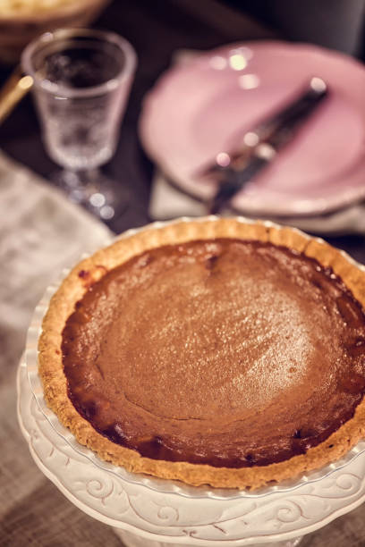 istock Homemade Pumpkin Pie for the Holidays 845985082
