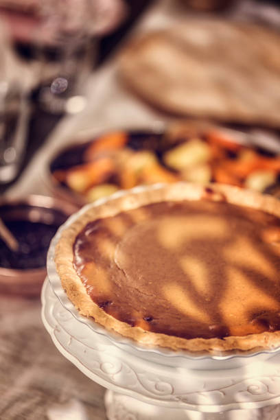 istock Homemade Pumpkin Pie for the Holidays 845985106