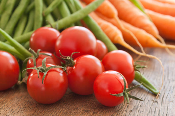 istock group of fresh vegetables on wooden background 845992128