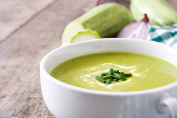 istock Zucchini soup in bowl 846011488