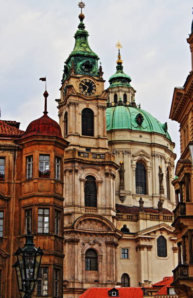 istock Prague urban scenic with churches and domes 846011502