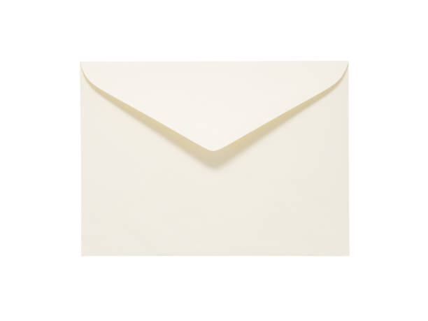 istock Beige envelope isolated on white background. Clipping path included. 846011628