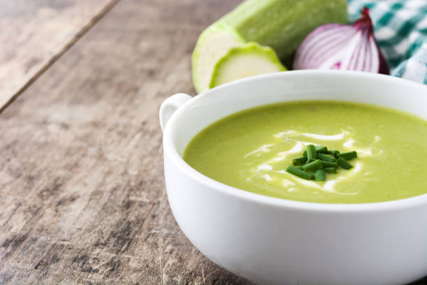 istock Zucchini soup in bowl 846014020