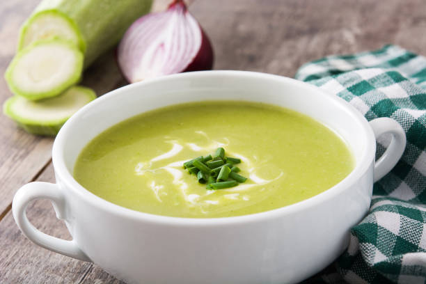 istock Zucchini soup in bowl 846015068