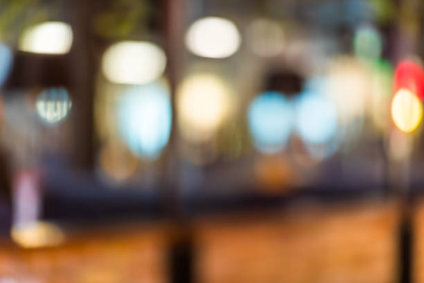 istock Abstract blurred background with bokeh - shopping store lights on a shopping mall in Lithuania 846015254