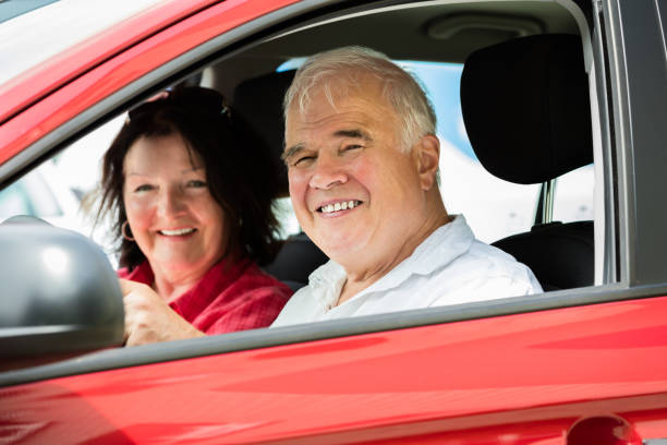 istock Couple Sitting In A Car 846018038