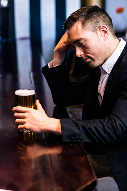 istock Thoughtful businessman having a beer 846034746