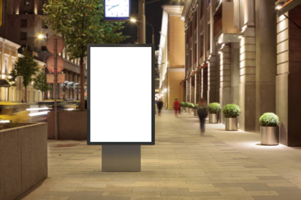 istock Blank street billboard at night. 846037292