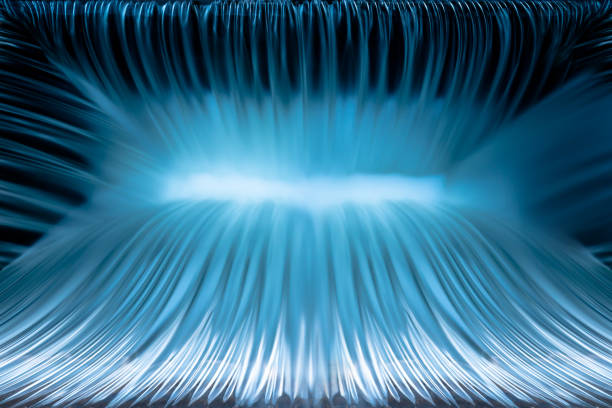 istock Water flowing in ditch inlet. 846040470