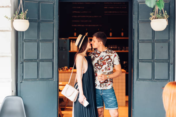 istock couple posing in the doorway 846046772