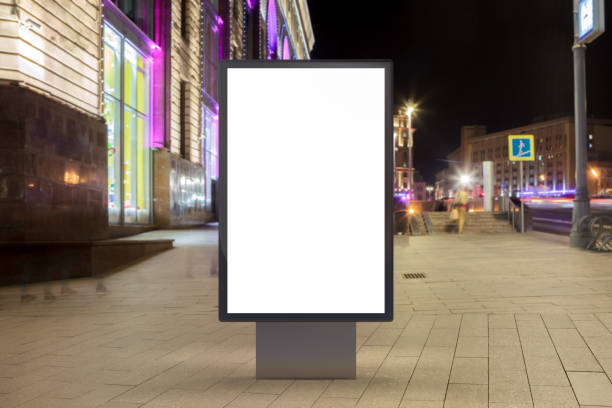 istock Blank street billboard at night. 846047748