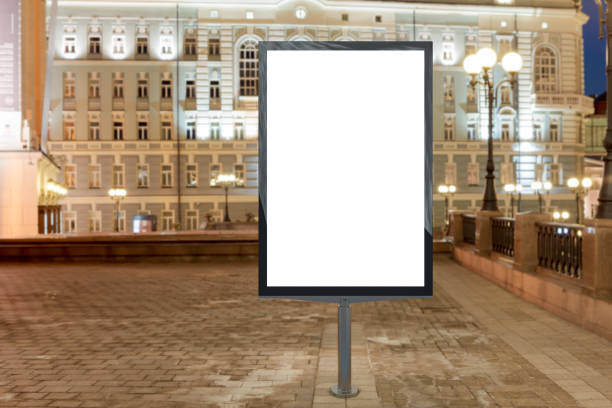 istock Blank street billboard at night. 846049448