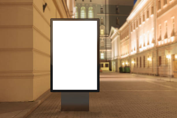 istock Blank street billboard at night. 846054416