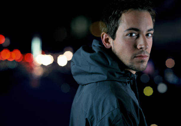 istock Man wearing anorak, outdoors, portrait (Digital Composite) 846055358