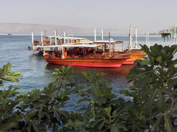 istock Excursion boats on the lake Genezereth in Galilee 846055800