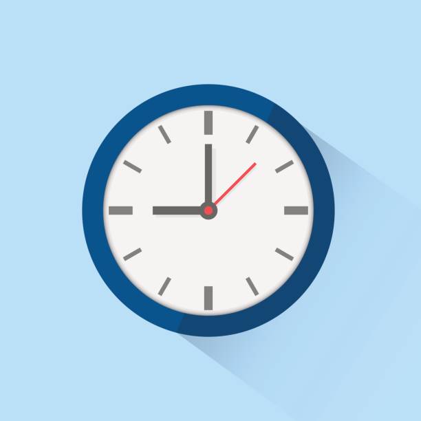Clock icon isolated on background. Vector illustration. Clock icon isolated on background. Vector illustration. Eps 10. clock illustrations stock illustrations