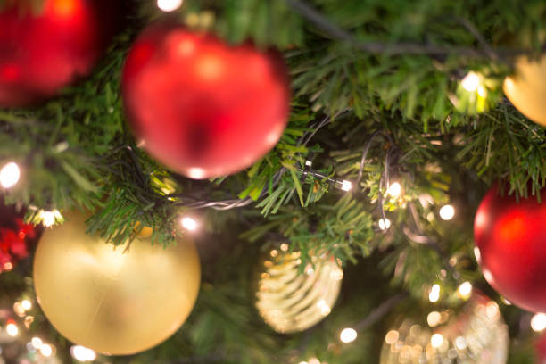 istock Christmas decorations sweets and lights bokeh holiday Xmas 846058524