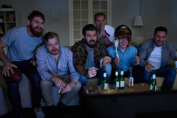 istock Get-together for watching football match 846061874