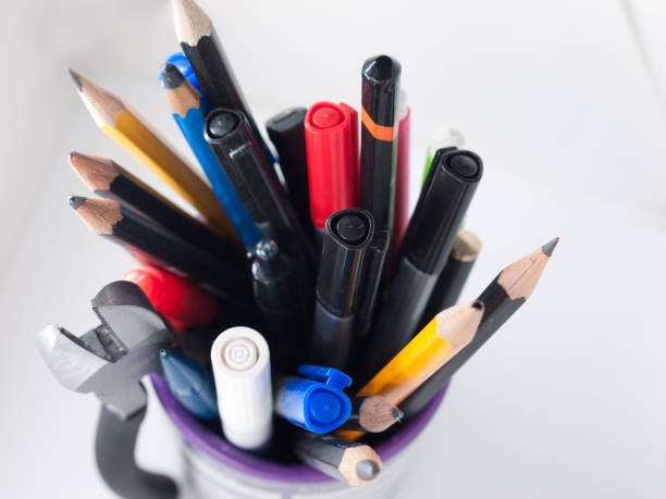 istock Pot of Stationary 846064942