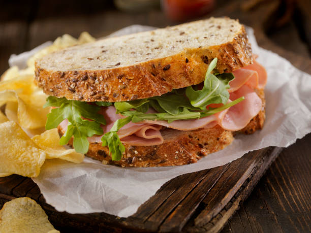 istock Ham, Swiss and Arugula Sandwich 846067576