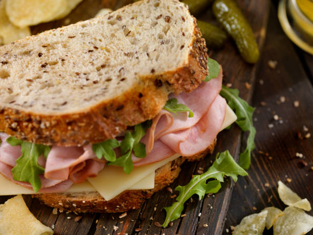 istock Ham, Swiss and Arugula Sandwich 846067622