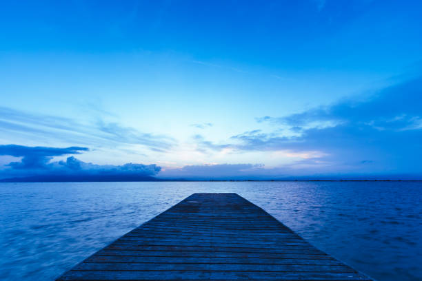 istock Wood Bridge sea 846067750
